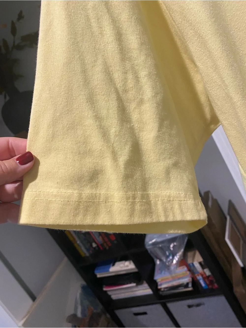 Polo by Ralph Lauren Men's Yellow V-Neck Short Sleeve Cotton Logo Tee 2XL